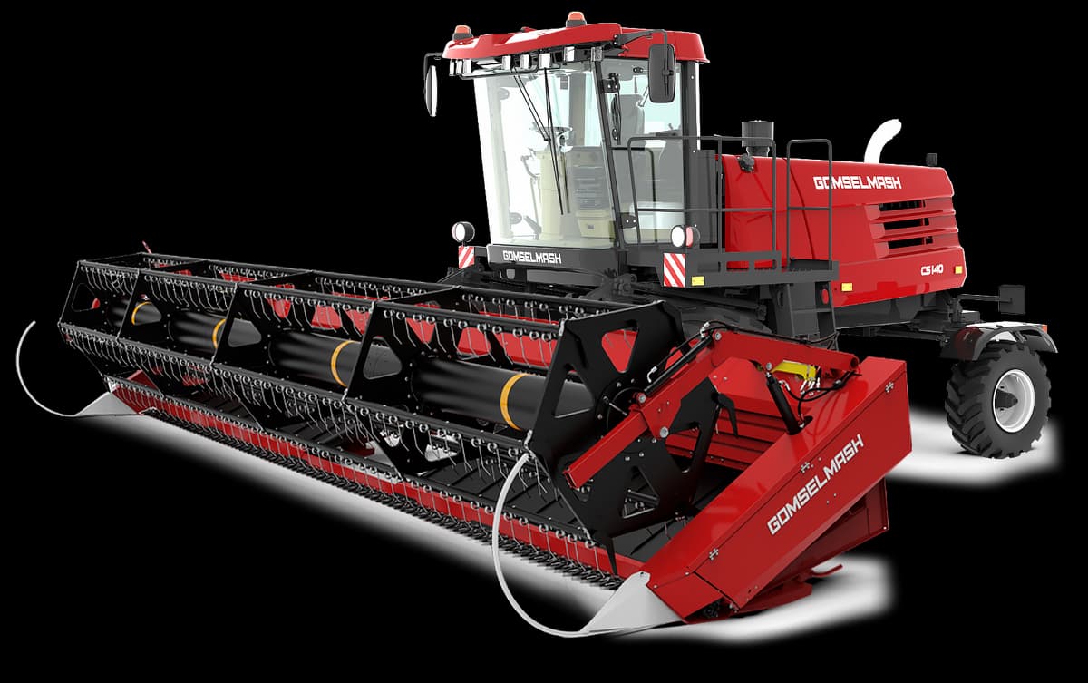 Self-propelled windrower Gomselmash CS140 — Gomselmash