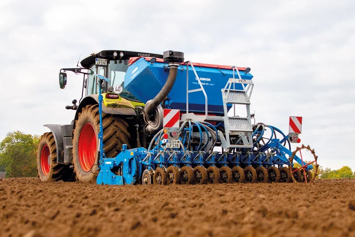 Grain drill LEMKEN Solitair 8+ — LEMKEN