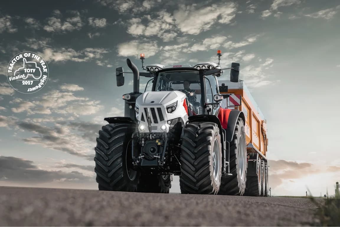 Row crop tractor Steyr 6360 CERVUS CVT — Steyr