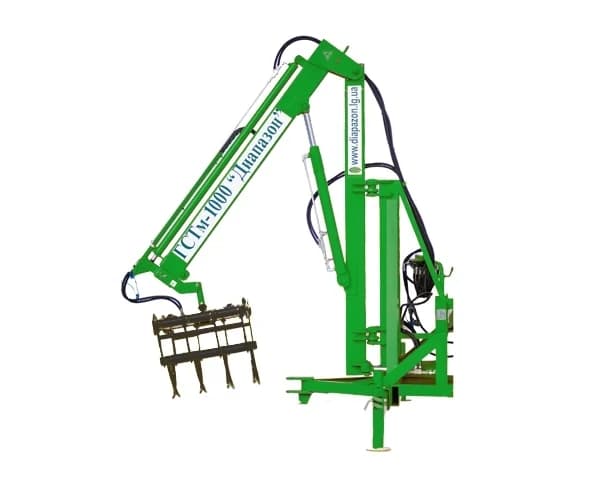 Hitch-mounted crane Veles-Agro GSTM-1000 — Veles-Agro