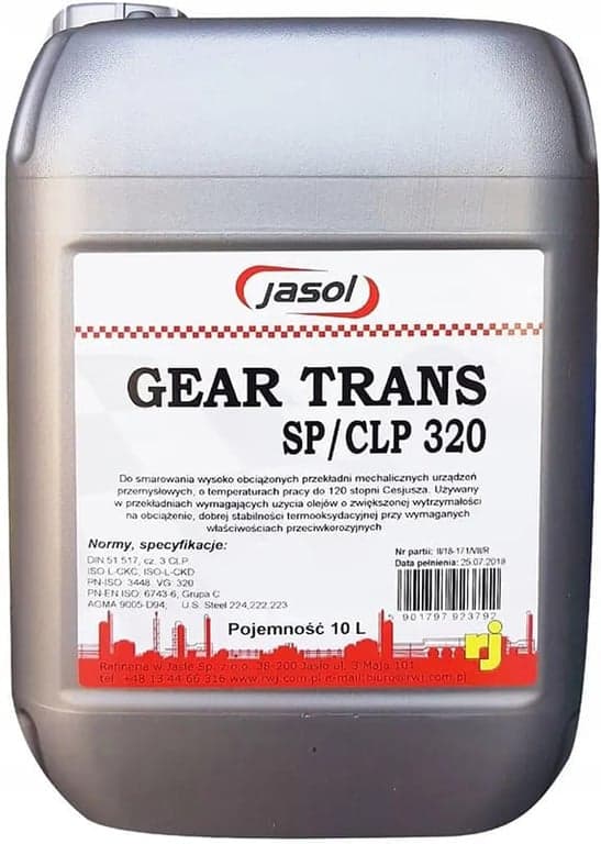 Jasol трансмісійна олива Gear Trans SP/CLP 320 — JASOL