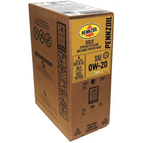 Моторна олива Pennzoil Gold 0W20 24/1 Qt Ecobox — Pennzoil