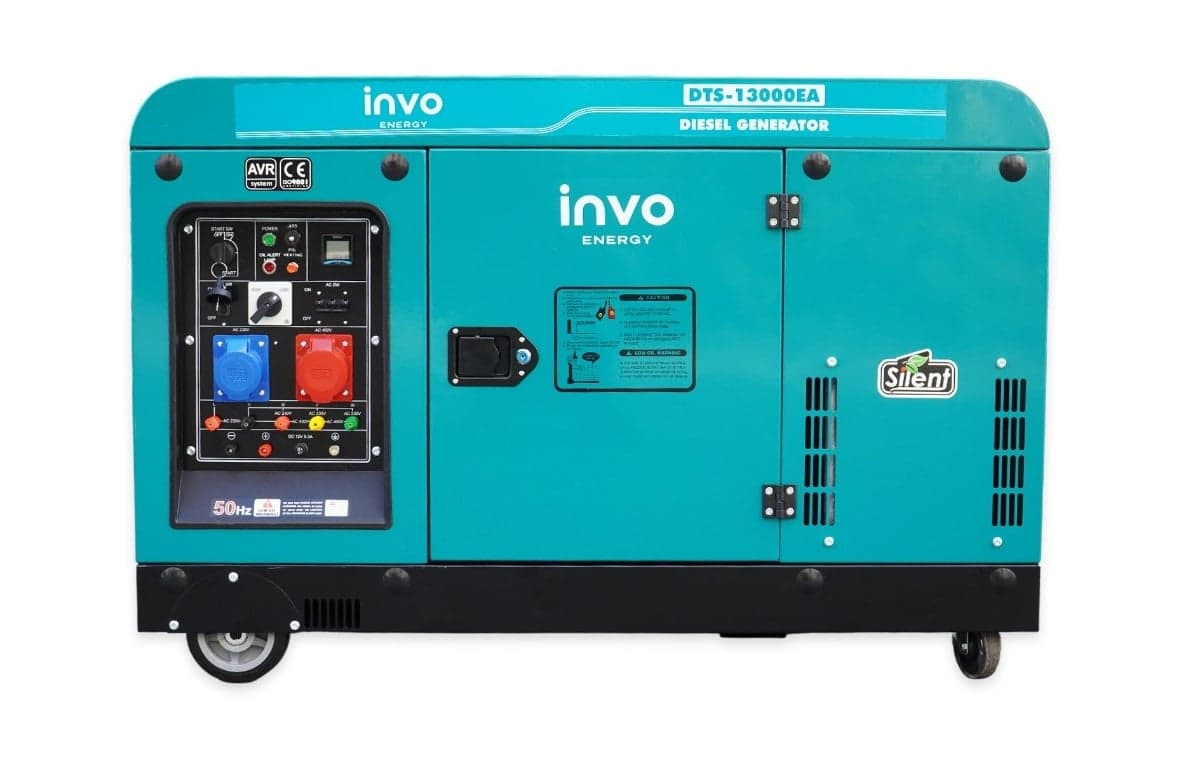 Генератор дизельний INVO DTS-13000EA у кожусі, 12/13кВт, 230/380В — INVO