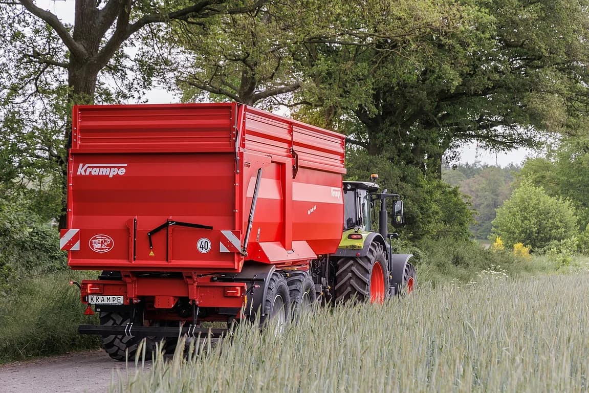 Tipping trailer Krampe BigBody 640 — Krampe