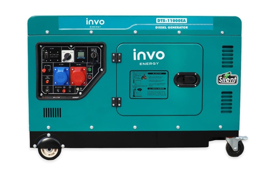 Генератор дизельний INVO DTS-11000EA у кожусі, 10/11, 230/380В — INVO