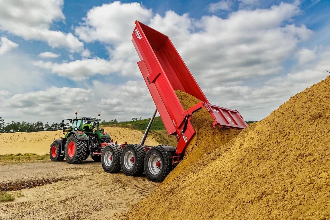 Tipping trailer Krampe HD 700 — Krampe
