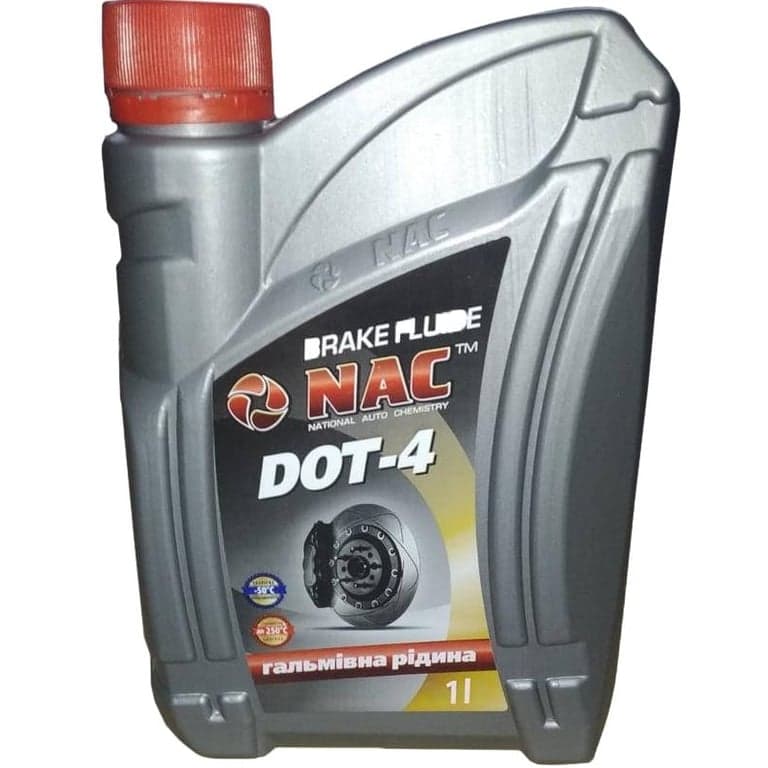 NAC гальмівна рідина DOT-4 — NAC
