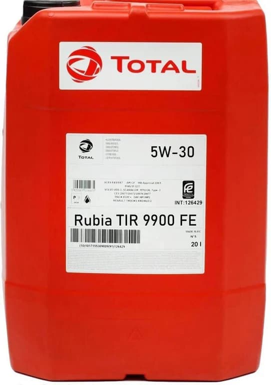 Total моторна олива Rubia TIR 9900 FE 5W-30 — Total