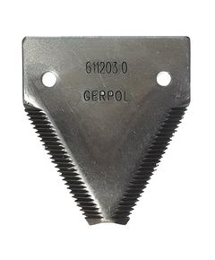 611203.0 Сегмент косы ( ножа ) жатки мелкий зуб GERPOL