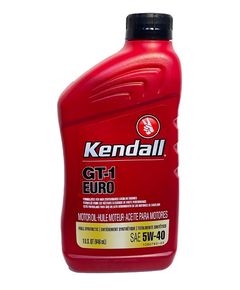 Масло моторное Kendall GT-1 EURO Premium Full Synthetic 5W-40