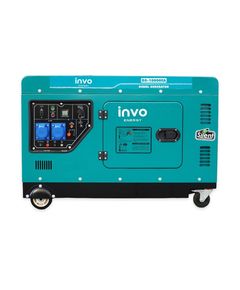 Генератор дизельний INVO DS-10000EA у кожусі, 9/10кВт, 220В