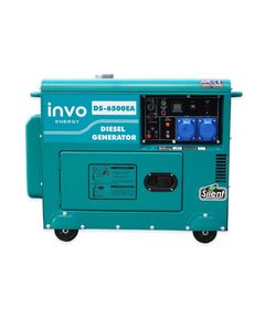 Генератор дизельний INVO DS-6500EA у кожусі, 6/6,5кВт, 220В