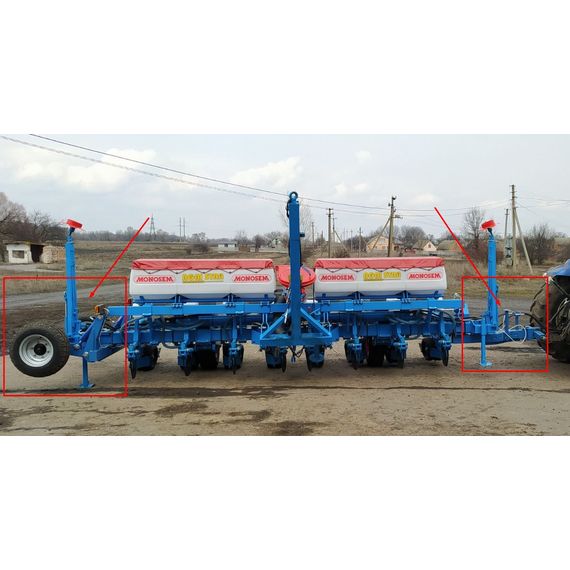 Транспортное устройство для сеялки ПТС-17