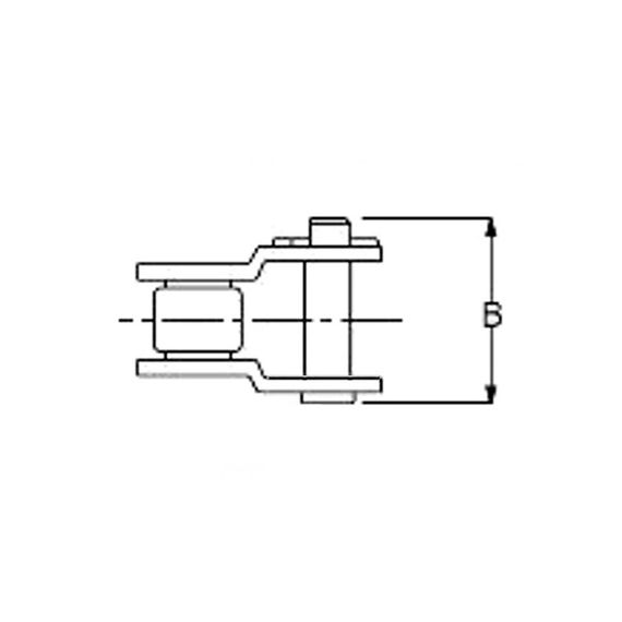 670252 Перехідна ланка ланцюга 520.POLSPINKA.40