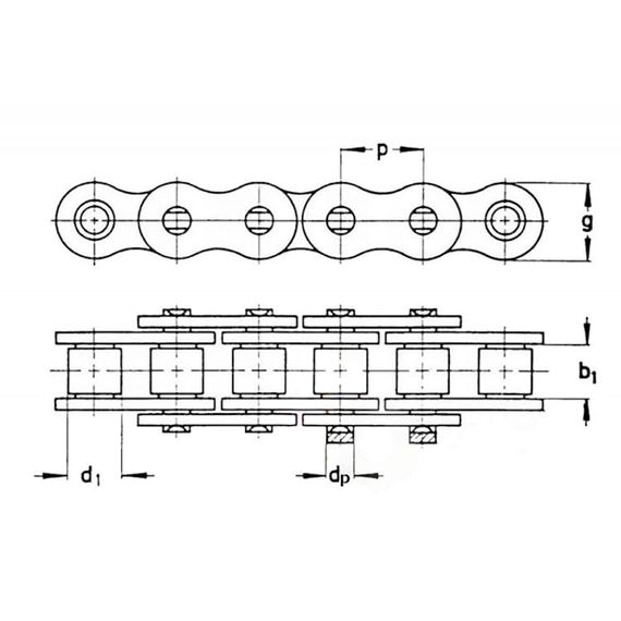 626783.G Ланцюг приводу жатки