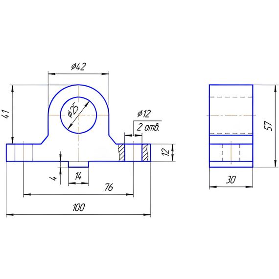 670395.W Фланець балансира коси жатки