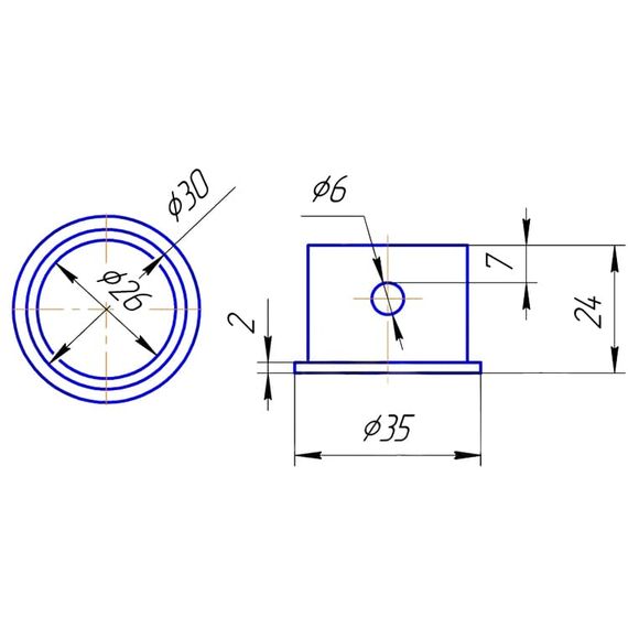008534.0 Втулка тефлоновая