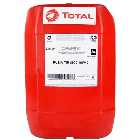 Total Rubia TIR 8900 10W-40