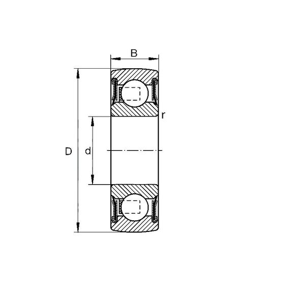 207NPPB Подшипник INA
