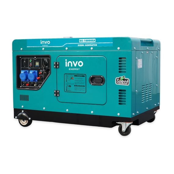 Генератор дизельний INVO DS-10000EA у кожусі, 9/10кВт, 220В