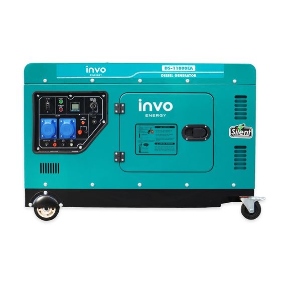 Генератор дизельний INVO DS-11000EA у кожусі, 10/11кВт, 220В