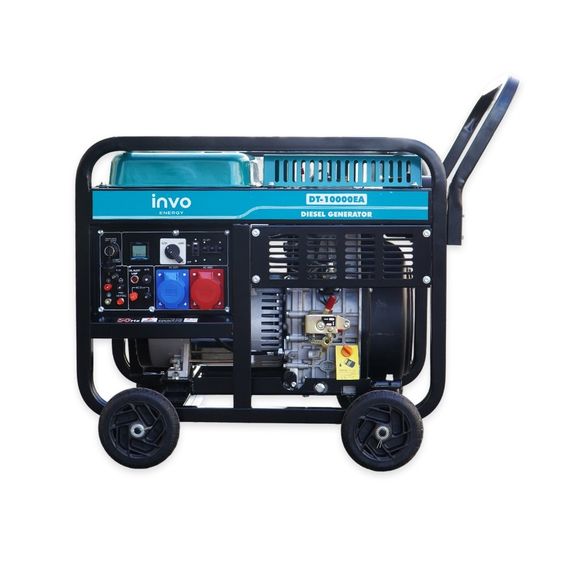 Генератор дизельный INVO DТ-10000EA,9/10кВт, 230/380В