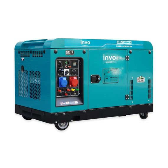 Генератор дизельний INVO DTS-13000EA у кожусі, 12/13кВт, 230/380В