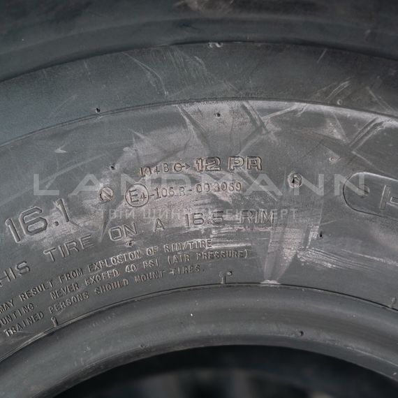 TVS Шина 14L-16,1 134B 12PR I1 I-09 RIB IMP TL, изображение 4