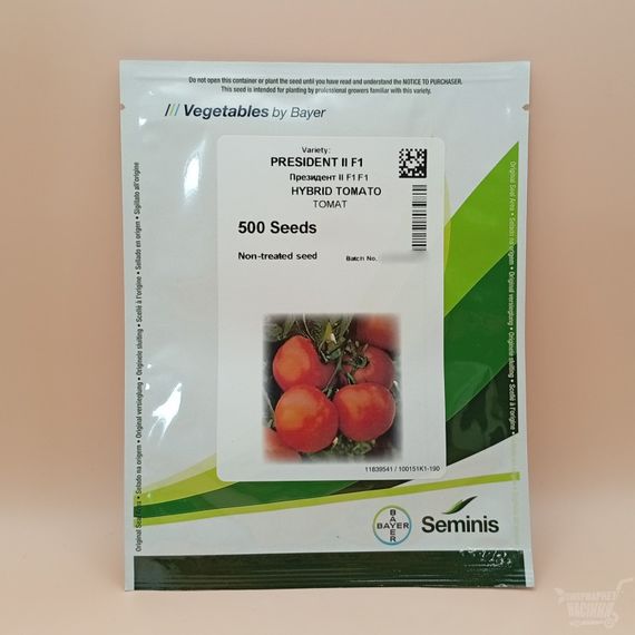 Професійне насіння червоного томату індет. Президент ll F1 (DRS-Seminis) 500 шт., изображение 2